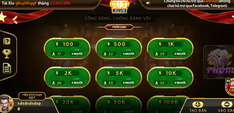 Bí Kíp Đánh Phỏm Tại HitClub Giúp Người Chơi Thắng Lớn Mỗi Ngày