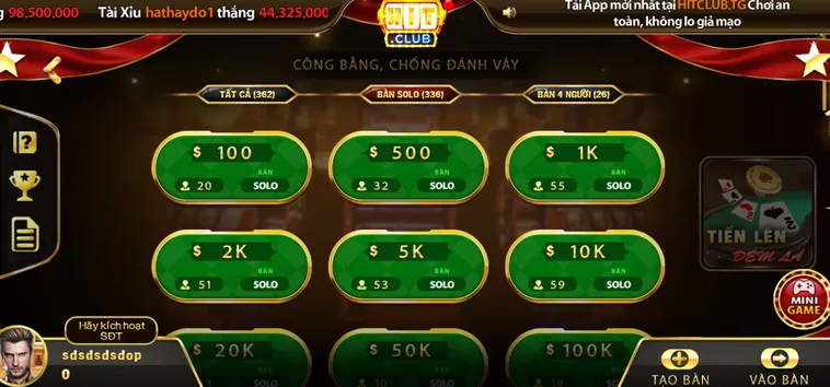 Chiến Thuật Tiến Lên Đếm Lá Tại HitClub Đánh Nhanh Thắng Nhanh Nhất