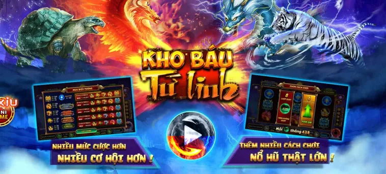 Chiến Thuật Quay Nổ Hũ Kho Báu Tứ Linh Tại HitClub Thắng Lớn Cực Dễ